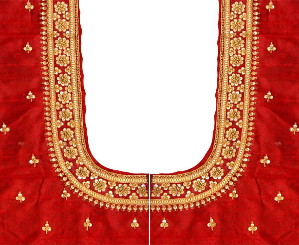 Maroon Silk Designer Blouse - BL54111 | Indian Silk House Agencies